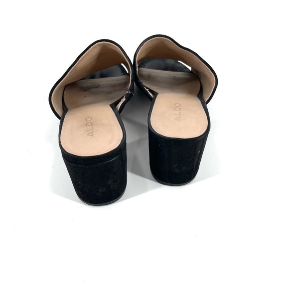 Aldo Resplandina Black Block Heel Sandal - Picture 5 of 7